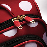 American Tourister Disney Softside Spinner 2 piece Luggage set 21 and 28 and Travel Pillow (One Size, Minnie Mouse Polka Dot)