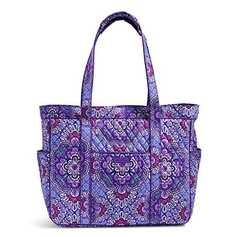 Vera Bradley Get Carried Away Tote (Lilac Tapestry with Solid Purple Lining)