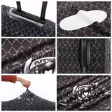 Dofover Travel Trolley Case Protective Cover Dust Cover Bags Thermal Transfer Popular Trend Pattern