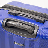 Mia Toro Italy Pozzi Hardside Spinner Carry-on, Black