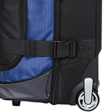 Amazonbasics Ripstop Wheeled Duffel, Blue