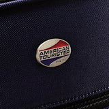 American Tourister Luggage Pop Extra 25" Spinner Suitcase (25", Navy)