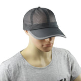 Womens Mens Quick Drying Mesh Baseball Cap Summer Cool Breathable Lightweight Anti UV Sun Protection Hat Adjustable Snapback Tennis Golf Fishing Running Cycling Sun Hat Cap Visor