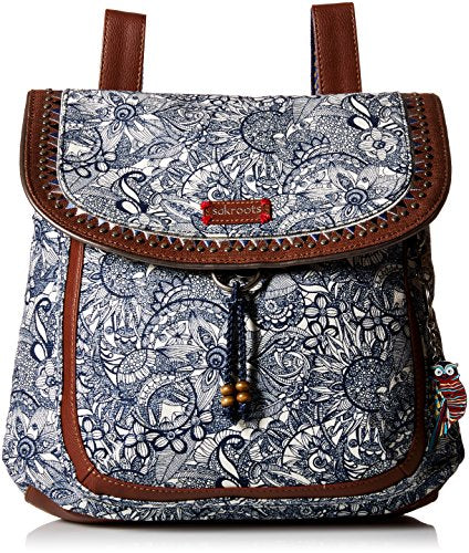 Sakroots Convertible Backpack, Navy Spirit Desert