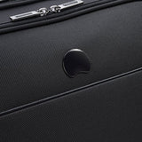 Delsey Luggage 4 Wheel Spinner Mobile Office-Exclusive Briefcase, Black, One Size