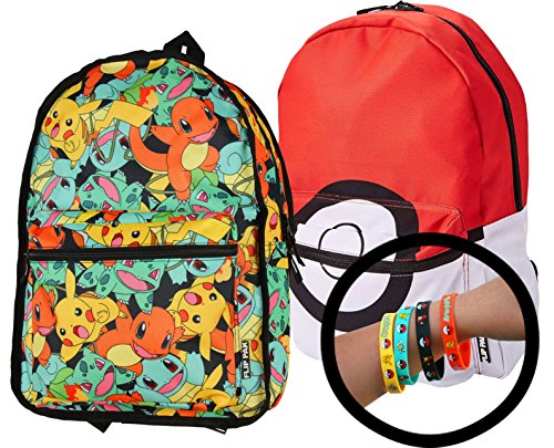 Shop Pokemon Trainer 17 Large Backpack Bag Fl – Luggage Factory