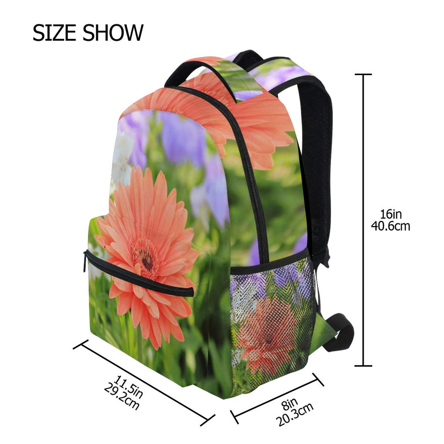 Backpack A Daisy Flower School Bags Bookbags for Teen/Girls