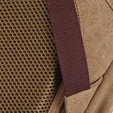 ABage Unisex Canvas Backpack Large Travel Hiking Outdoor Laptop College Backpack, Khaki