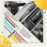 COOLIFE Luggage Expandable(only 28") Suitcase PC+ABS Spinner 20in 24in 28in Carry on (Green New, M(24in))