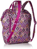 Vera Bradley Lighten Up Frame Backpack, Polyester, Dream Diamonds