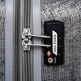 Mia Toro Macchiolina Abrasa Hardside 24 Inch Spinner, Gold, One Size