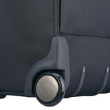 Delsey Paris Luggage Sky Max Carry On Expandable 2 Wheeled Suitcase, Black