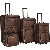 Rockland Luggage Safari 4 Piece Luggage Set