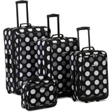 Rockland Luggage Style Right 4 Piece Luggage Set