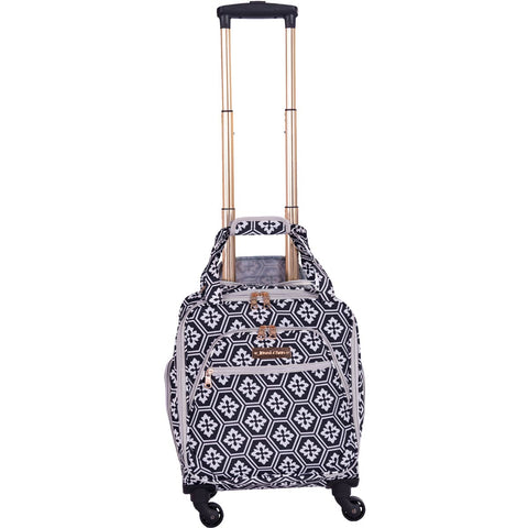 Jenni Chan Aria Snow Flake 15in Spinner Tote
