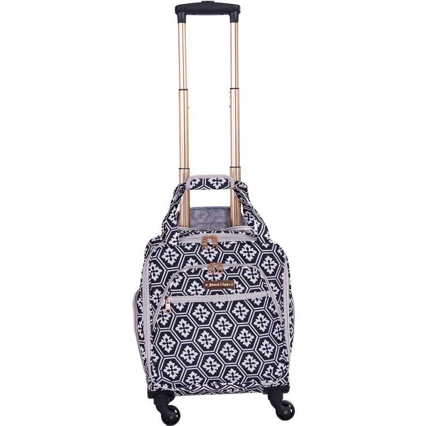 Jenni Chan Aria Snow Flake 15in Spinner Tote