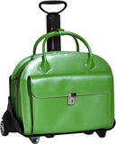 McKlein W Series Glen Ellyn Leather Wheeled Ladies Case