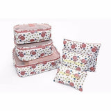 6PCS/Set High Quality Oxford Cloth Travel Mesh Bag In Bag Luggage Organizer Packing Cube