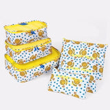 6PCS/Set High Quality Oxford Cloth Travel Mesh Bag In Bag Luggage Organizer Packing Cube