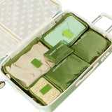 6PCs/Set Travel Bag For Clothes Functional Travel Accessories Organizer Pouch For Luggage High