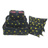 6Pcs Travel Storage Bag Waterproof Clothes Packing Cube Luggage Organizer Set