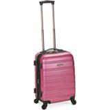Rockland Luggage Melbourne 20in Hardside Expandable Spinner Carry On