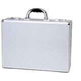 T.Z. Case Business Cases Aluminum Frame Silver Stripe Briefcase