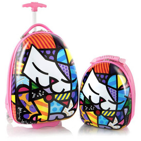 Britto for Kids Kitty Luggage and Backpack Set