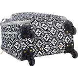 Jenni Chan Aria Snow Flake 15in Spinner Tote
