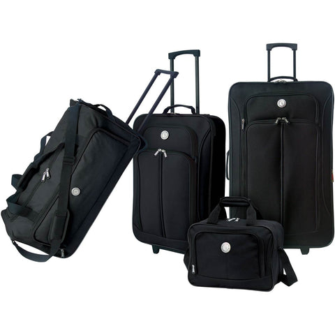 Travelers Club Euro Value II 4PC Luggage Set