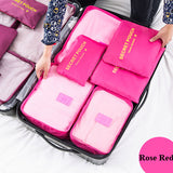 6pcs/lot set men and women Travel accessories waterproof clothing& underwear storage bags luggage