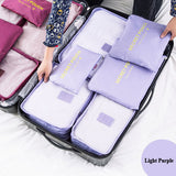 6pcs/lot set men and women Travel accessories waterproof clothing& underwear storage bags luggage