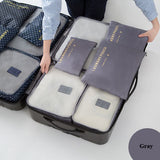6pcs/lot set men and women Travel accessories waterproof clothing& underwear storage bags luggage