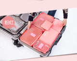 6pcs/lot set men and women Travel accessories waterproof clothing& underwear storage bags luggage