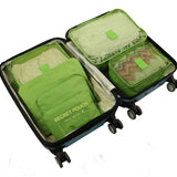 6pcs/set High Quality Luggage Travel Organizer Bag Large for Men Women Clothing Cosmetic Make Up
