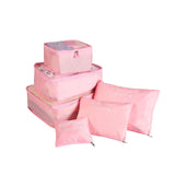 6pcs/set High Quality Luggage Travel Organizer Bag Large for Men Women Clothing Cosmetic Make Up