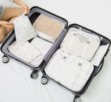 7 PCS/set Waterproof Oxford Travel Packing Cubes Large Capacity Multi Function Luggage Mesh Clothes