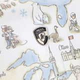 Heys Illustrated Maps 21in Carry On Spinner