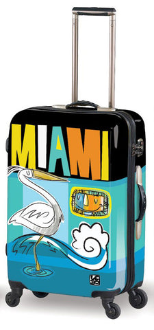 Mia Toro Lebo Destination USA Hardside 25in Spinner