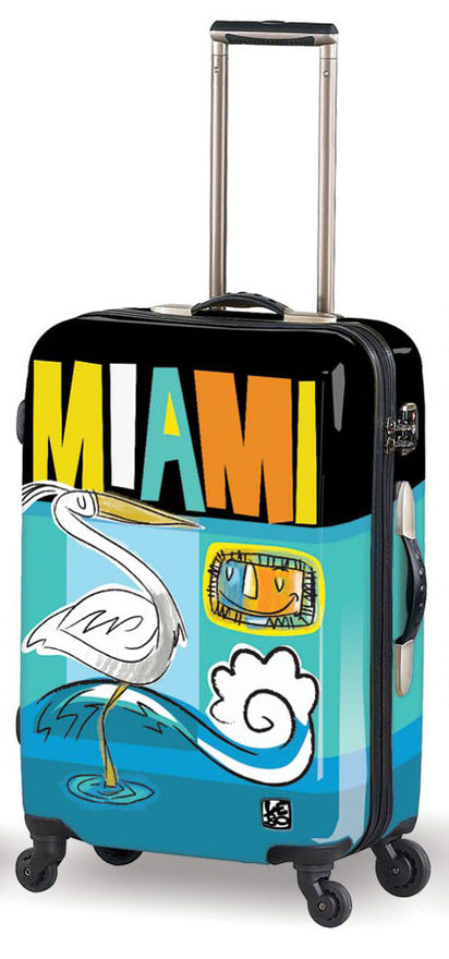 Mia Toro Lebo Destination USA Hardside 25in Spinner