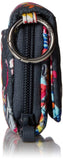 Vera Bradley Women's Signature Cotton RFID Card Case Wallet, Pretty Posies, One Size