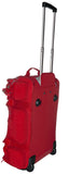 Kipling Unisex-Adult's Discover Small Wheeled Duffle, Telescoping Handle, Zip Closure, cherry tonal