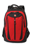Swiss Gear SA3077 Black with Red Lightweight Laptop Backpack - Fits Most 15 Inch Laptops and Tablets