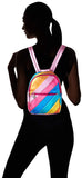 Betsey Johnson Strype Hype Small Backpack, multi