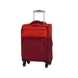 it luggage Duotone 4 Wheel Lightweight Cabin Suitcase, 53 cm, 34 L, Orange + Red Dahlia