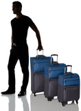 it luggage DuoTone 4 Wheel 3 Piece Set, Moroccan Blue/Magnet