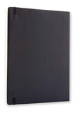 Moleskine Classic Notebook, Soft Cover, XL (7.5" x 9.5") Ruled/Lined, Black