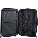 American Green Travel Vero 3 Piece Hardside Spinner Luggage Set (Black)