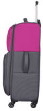 it luggage Duotone 4 Wheel Luggage Spinner (18", Fuchsia/Magnet)