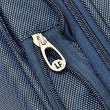 London Fog Softside 28" Spinner, Black White Square Jacquard